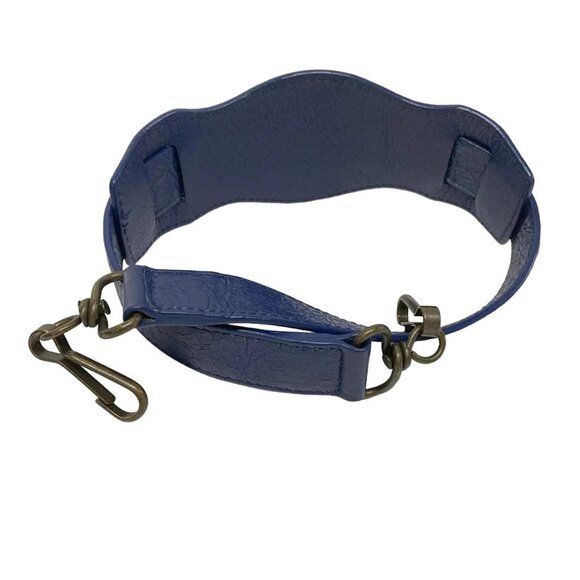 Auth BALENCIAGA Classic Twiggy 409334 Blue Leather Handbag - Picture 10 of 16